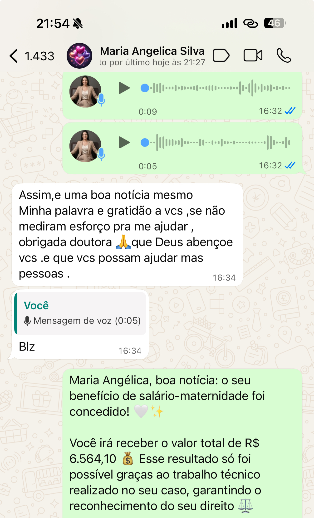 Depoimento de Maria Angélica Silva
