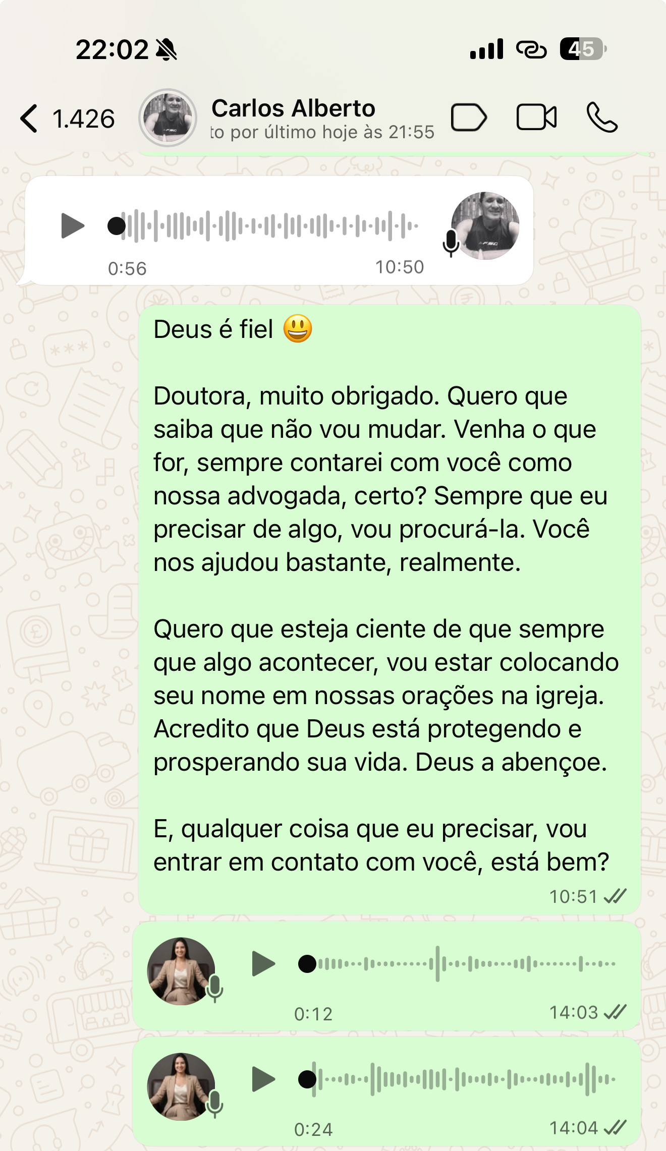 Depoimento de Carlos Alberto